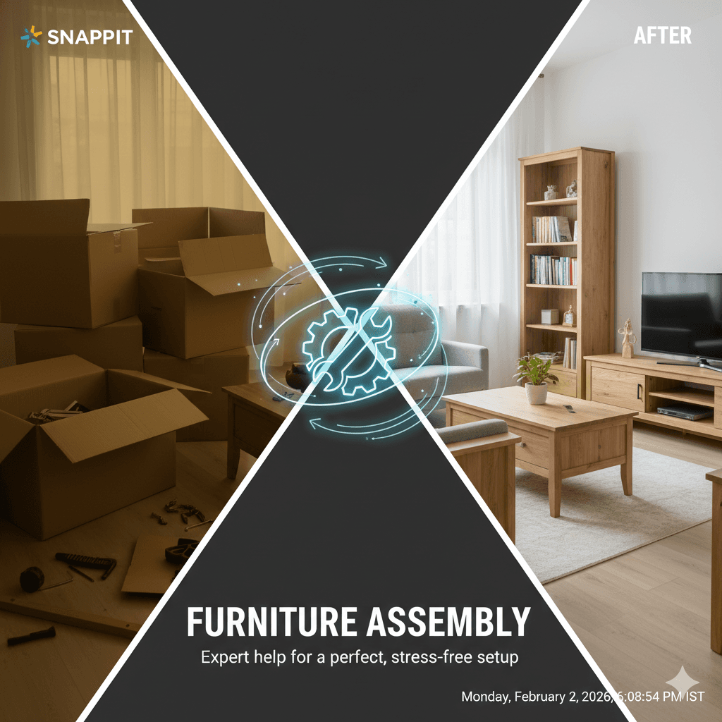 Professional furniture assembly service in Saskatoon